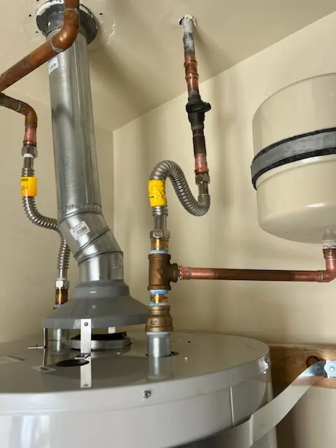 Water heater installation and plumbing repair in Churchville